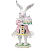 PRE-ORDER-Regency 9" Resin Bunny with Mini Cake MT25740