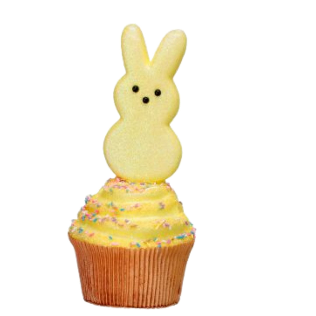 Regency Easter 8.5" Styro Glittered Bunny Peep Cupcake MT25900