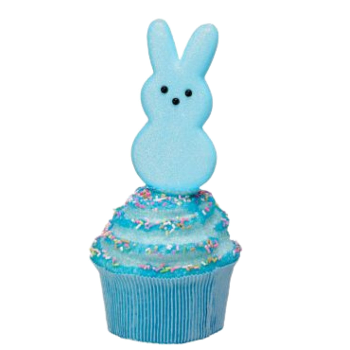 Regency Easter 8.5" Styro Glittered Bunny Peep Cupcake MT25900