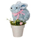 PRE-ORDER-Regency 9.75" Flowering Bunny in Pot MT25988