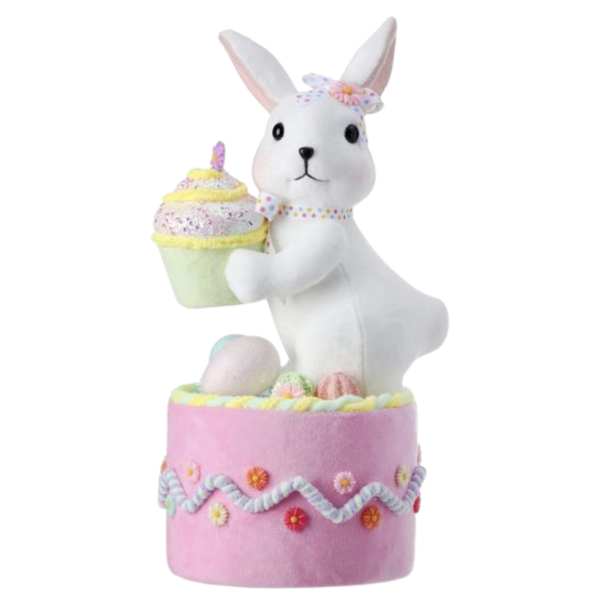 PRE-ORDER-Regency 16" Styrofoam Confection Bunny On Cake MT26005