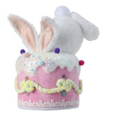 PRE-ORDER-Regency 9.5" Styro Fabric Glitter Bunny Bottom in Cake MT26007