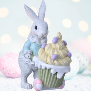 Regency 7-8" Resin Sweets Bunny Ice Cream or Cupcake MT26186
