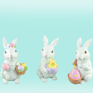 Hanna's Handiworks 4" Easter Egg Hunt Bunny 65422