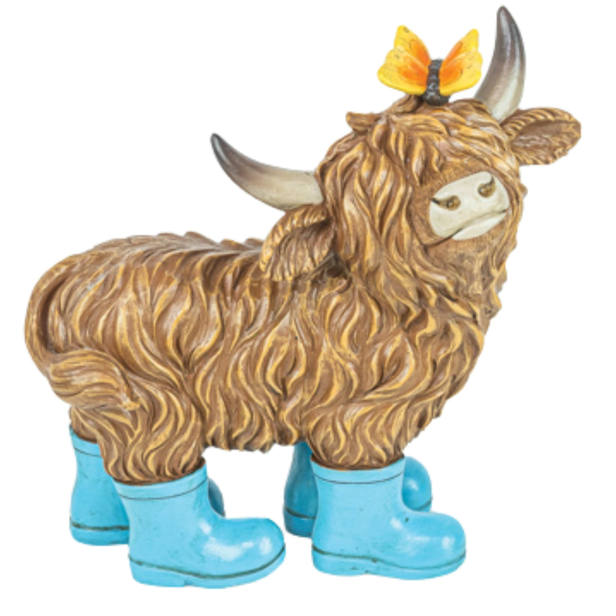 Hanna's Handiworks Highland Cows w/ Rainboots Spring 65481