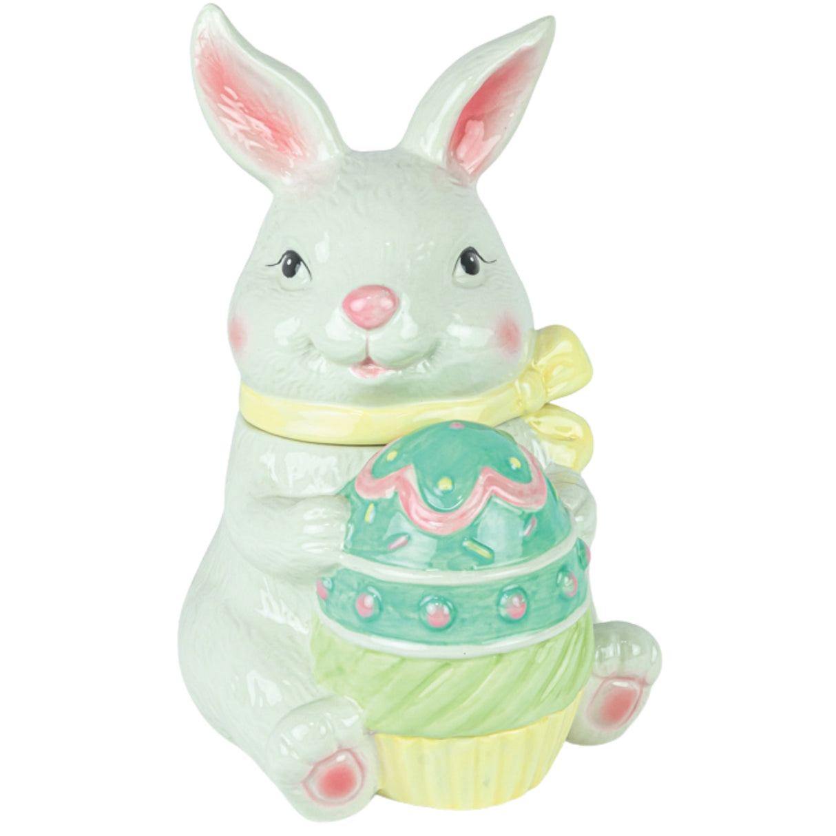 Hanna's Handiworks 9" Easter Bunny Ceramic Cookie Jar