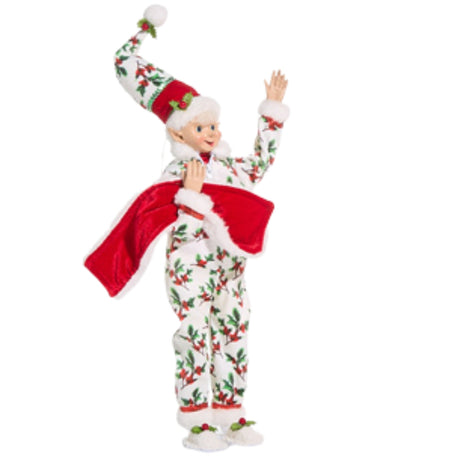 PRE-ORDER Raz 16" Pajama Party Posable Elf 4502286