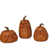 Pre-Order Gerson 4" Resin Harvest Pumpkin Head Set 2797140