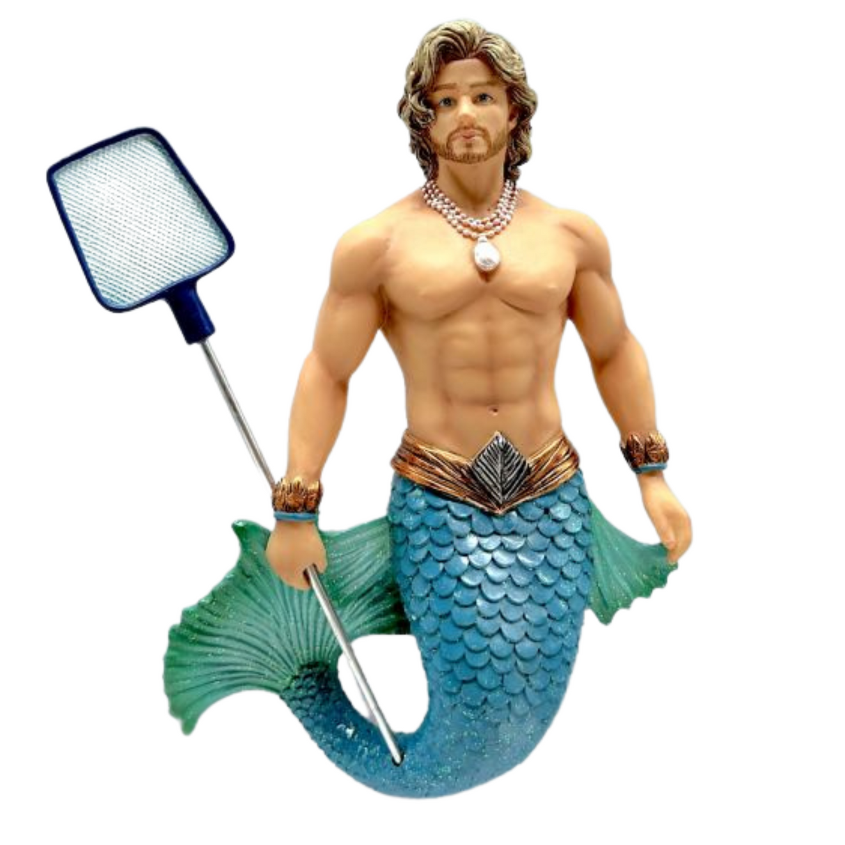December Diamonds Cabana Rent Boy Merman Christmas Ornament 55-55476