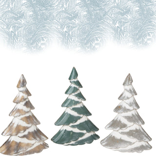 Pre-Order Gerson 9.45" Wood Holiday Tree Set 2798050
