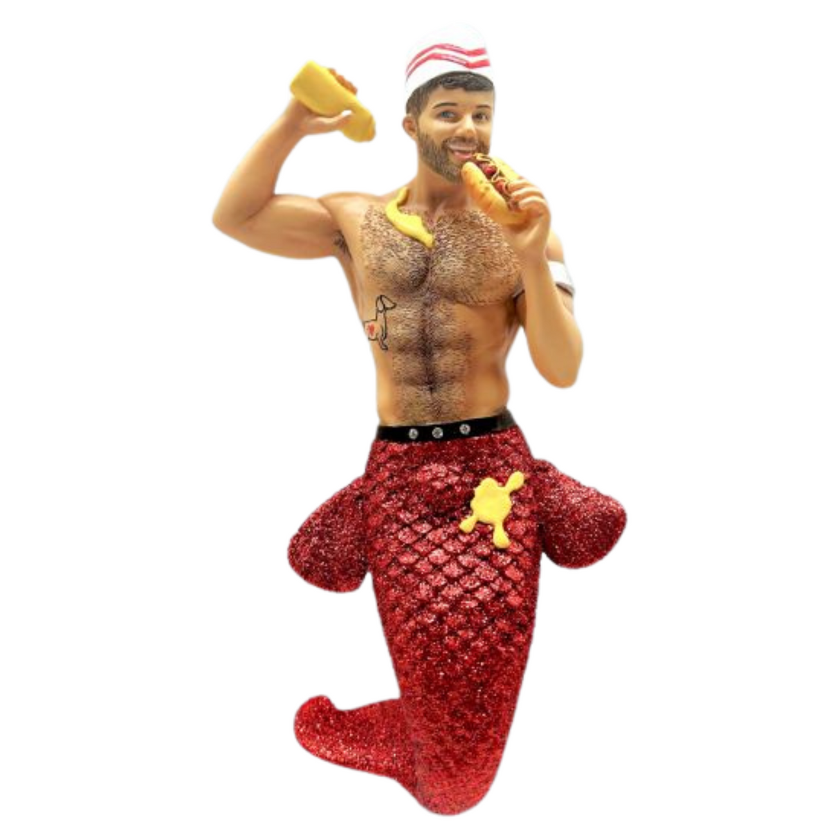 December Diamonds Messy Weiner Merman Christmas Ornament 55-55475