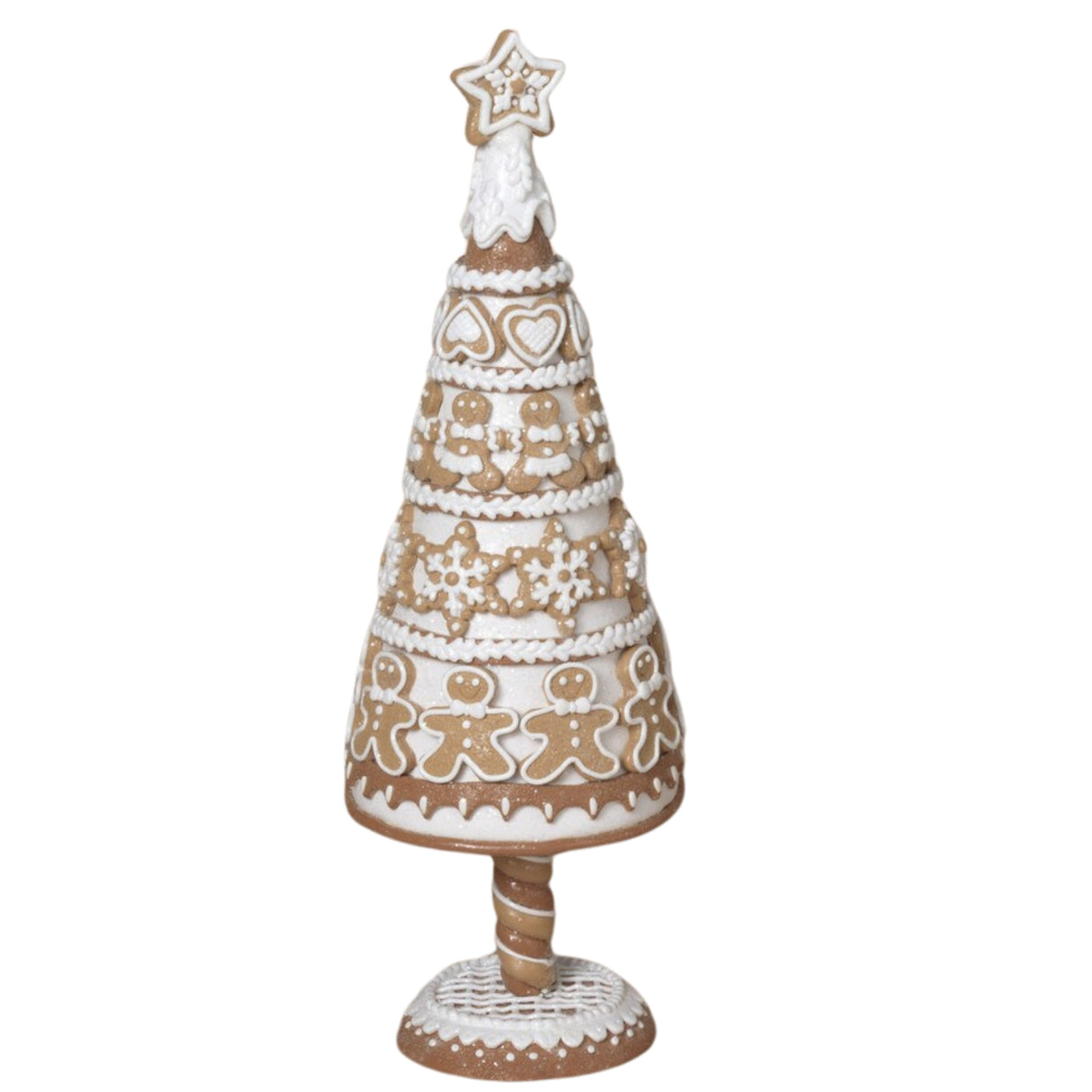 PRE-ORDER Gerson 17.5" Frosted Gingerbread Tree 2806340