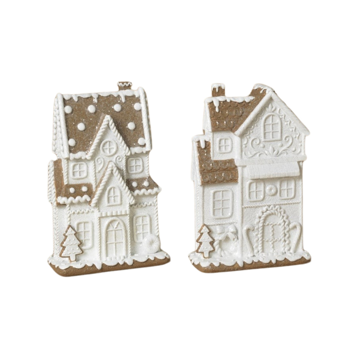 Pre-Order Gerson 8.27" Frosted Brown Gingerbread House