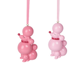 PRE-ORDER  December Diamonds Pink Poodle Ornaments Set - Candy Town-29-29044