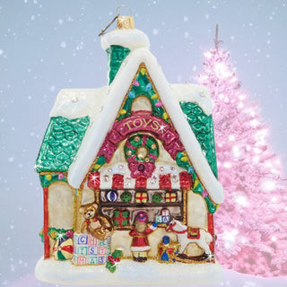 Christmas Toy Shop Glass Ornament SDH20074-250