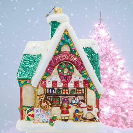 Christmas Toy Shop Glass Ornament SDH20074-250