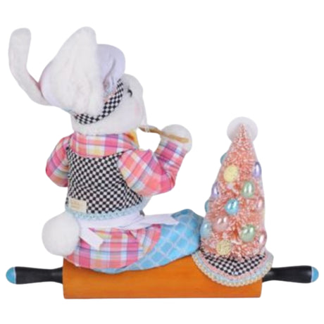 Karen Didion 17" Kitchen Bunny on Rolling Pin