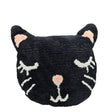 Sherpa Black Cat Pillow