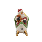 Santa With Sitting On The Sleigh Salt & Pepper Shaker Set