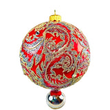 5" Ruby Tapestry Ornament by HeARTfully Yours - Option 3