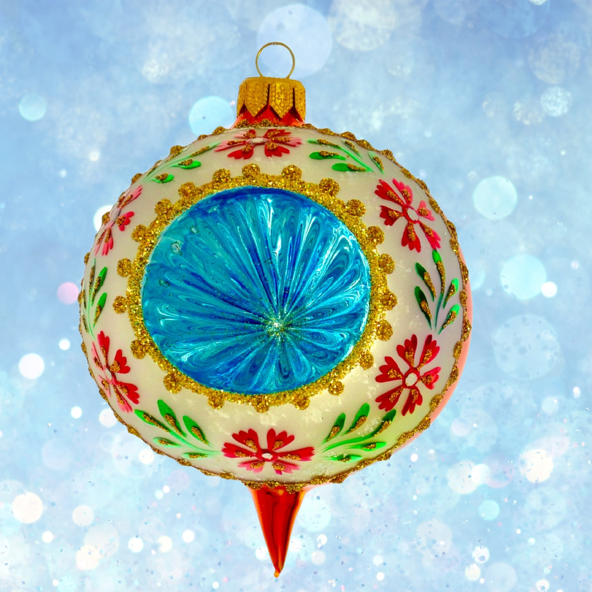 4.25" Bright Woodsong '24 Reflector Ornament by HeARTfully Yours - Option 1