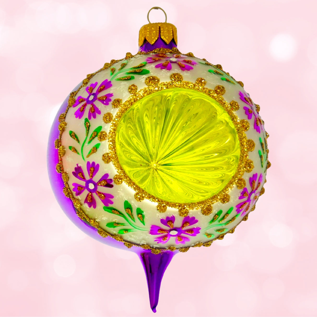 4.25" Bright Woodsong '24 Reflector Ornament by HeARTfully Yours - Option 3