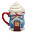 Cosmos Christmas 2024 Santa's Village Covered Cocoa Cafe Mug By Laurie Furnell