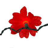 32' UL 35-Light Red Poinsettia Light Set UL0038/R