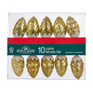 9' UL 10L Mercury Pinecone Light Set UL4296