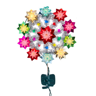 11" UL 11-Light Multicolored Retro Reflector Treetop UL4333