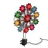 11" UL 11-Light Multicolored Retro Reflector Treetop