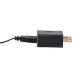 6' USB Power Extension Cord+ With Black Wire and 6 Ports