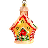 Kurt Adler 5" Glass USB Warm White LED Gingerbread House Ornament