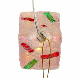 Kurt Adler 5" Glass USB Warm White LED Gingerbread House Ornament