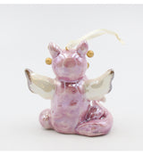 Whisker the Purple Angel Cat Ornament