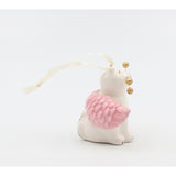 Cat Ornament - Pink Angel Wings