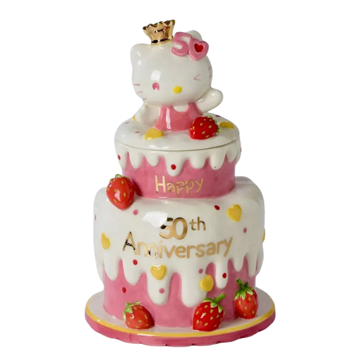 Hello Kitty 50th Anniversary Cake Cookie Jar